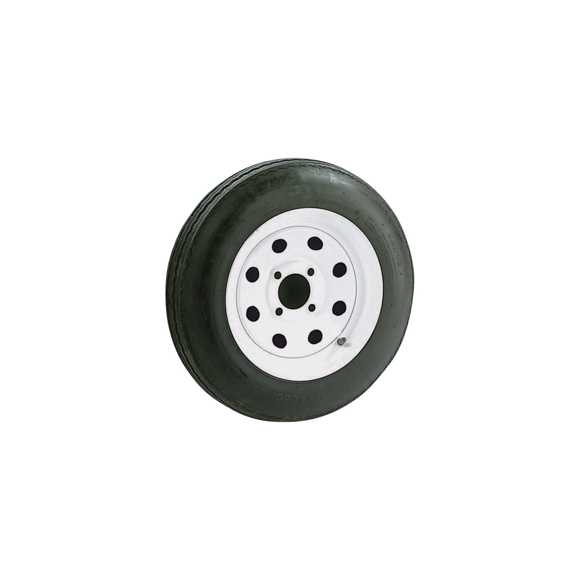Martin Wheel Carrier Star 13in. Bias-Ply Trailer Tire and Wheel Assembly, ST175/80D-13, 4-Hole, Load Range C, Model# DM175D3C-4MMN